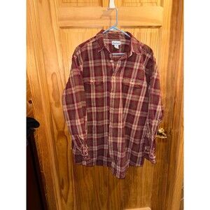 Carhartt Men’s Heavy flannel shirt size 2XL Tall